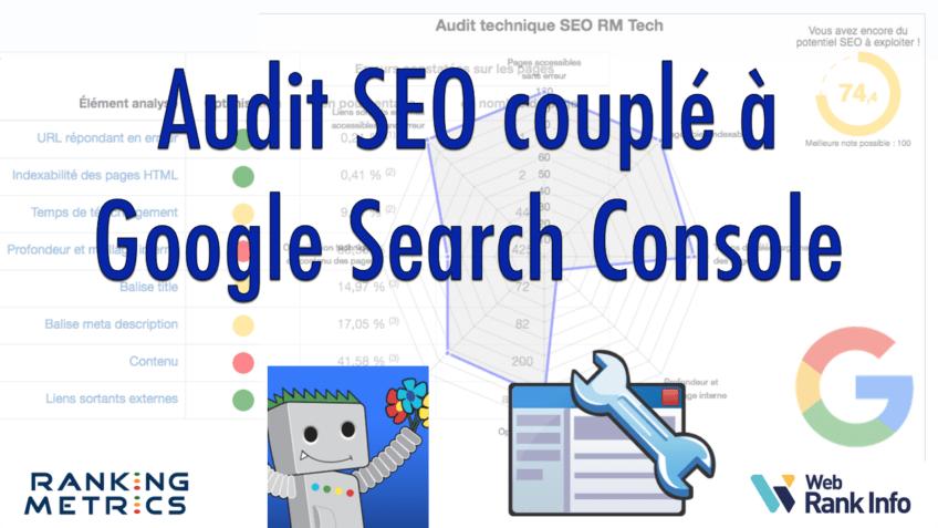 RM Tech audit SEO avec Search Console