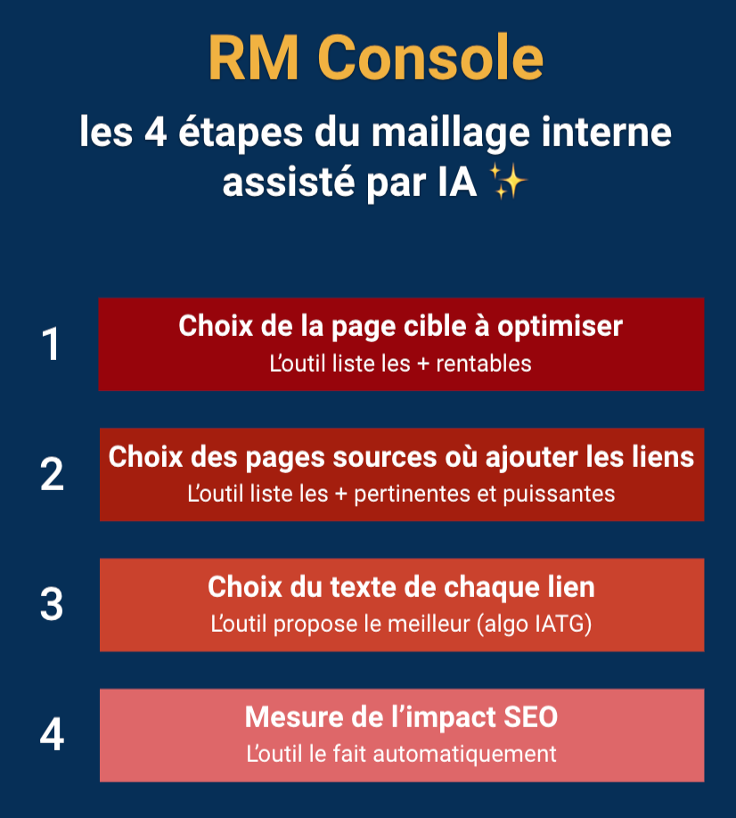 étapes maillage interne avec RM Console